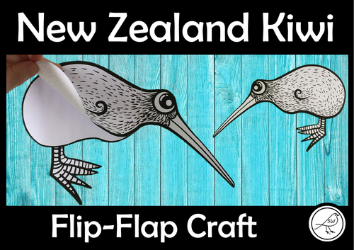 New Zealand Kiwi Craft – Flip Flap
