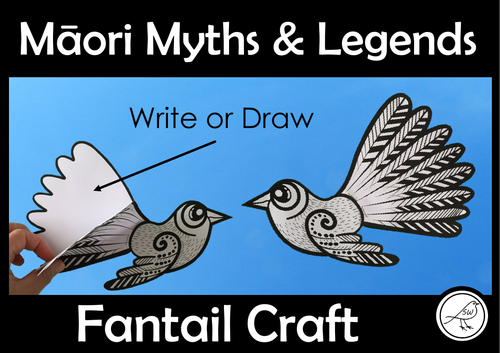Māori Myths and Legends - Fantail Craft