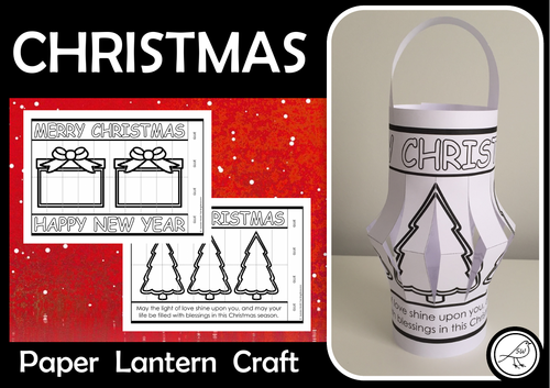 Christmas Paper Lantern Craft