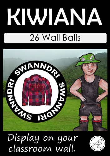 Kiwiana – Wall Balls – Colour