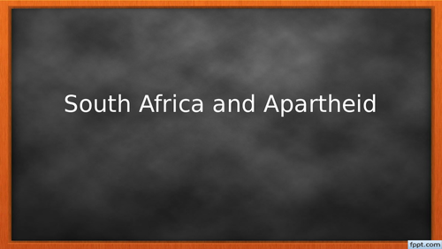Apartheid: Ending Apartheid (Lesson 6)
