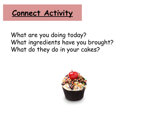 Cup cake practical test lessons