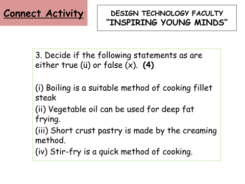 A power point for a lesson on HACCP for Hospitality and Catering