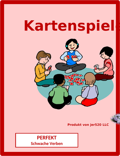 Present Perfect Regular Verbs in German Card Games