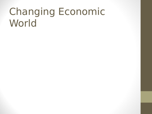 AQA GCSE Geography - Economic World - Dividing the World