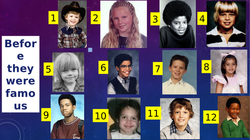 Celebrities as kids QUIZ