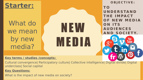 AQA A2 Sociology- Mass Media: New Media