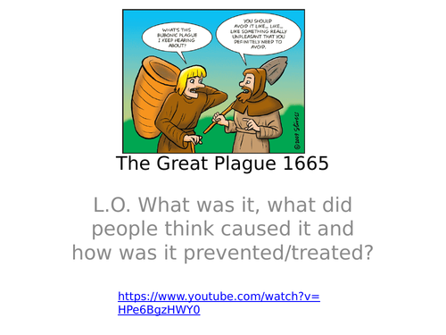 Plague 1665 -  What was it, what did people think caused it and how was it prevented/treated?