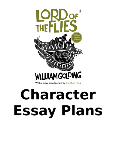 Eduqas 9-1 English Literacture Lord of The Flies Revision Pack