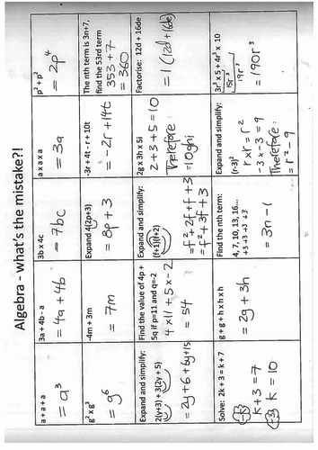 Algebra - whats the mistake?