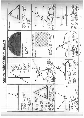 Angles - whats the mistake?