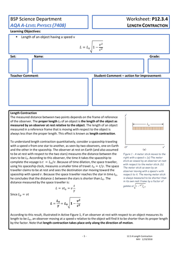 12.3.4 Length contraction