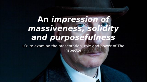 Teach Act 1 of An INspector Calls