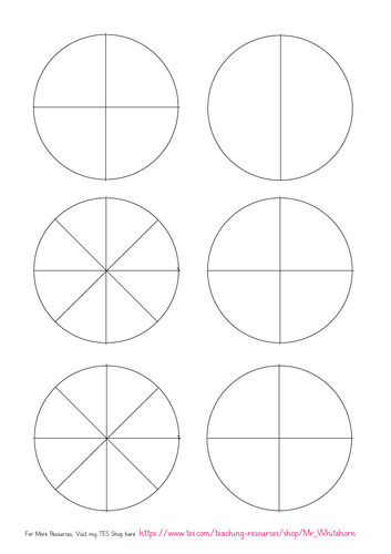 Halves and quarters worksheet year 3 image