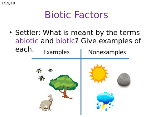 CB9c Biotic Factors and Community