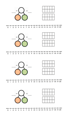 White Rose Yr1 Subtracting crossing 10 sheets