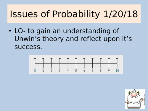 Work of Scholars- Unwin Probability