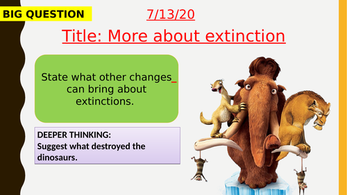 AQA new specification-More about extinction-B14.3