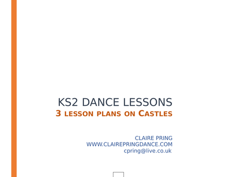 KS2 Dance lessons based on the theme of castles