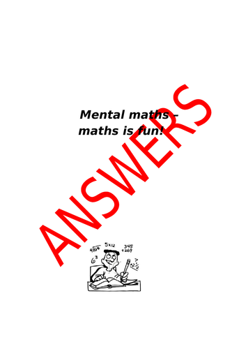 mathematics workbook and answer book