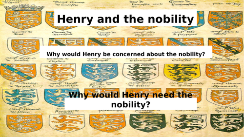 Covers Henry VII and his relationship with English nobility