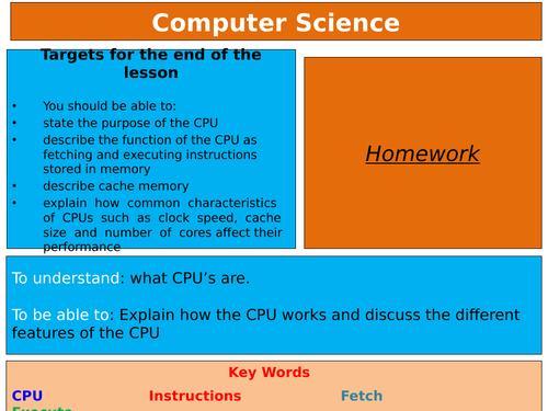 Computer Science- Revision