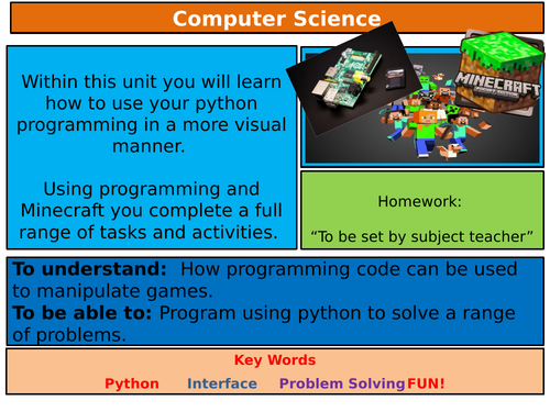 Minecraft Pi Programming