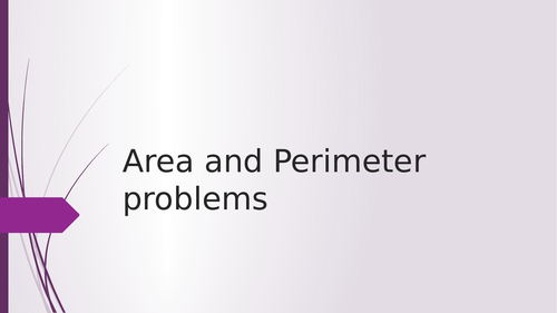 Area and perimeter problem solving