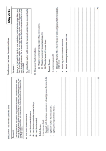 Rights & Responsibilities of UK police & citizens