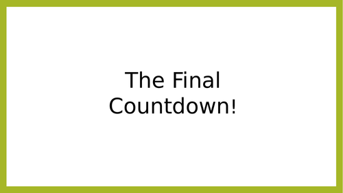 The Final Countdown & 7 Years Leavers Assembly Robots Assembly