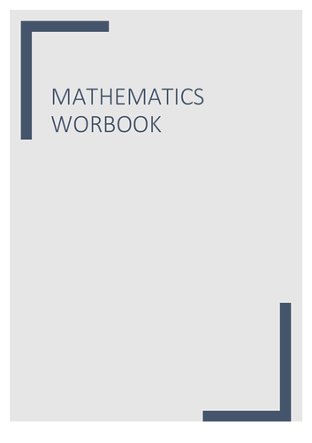 Mathematics test workbook