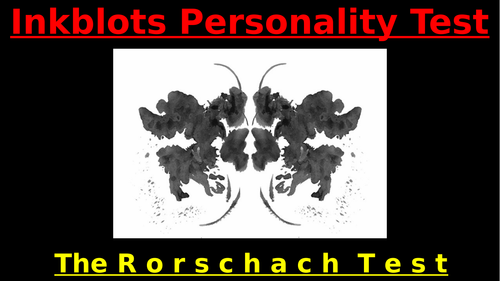 Inkblots Personality Test - The Rorshach Test