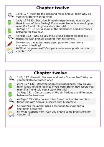 KS2 - Year 6 - SATs- Teaching of Reading - Boy in Striped Pyjamas - Chapter 12
