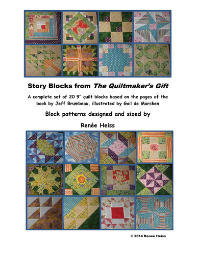 Quilted Story Blocks from "The Quiltmaker's Gift"