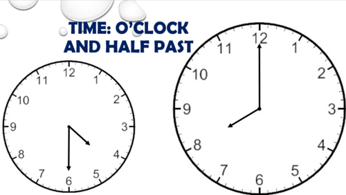 time-o-clock-and-half-past-teaching-resources