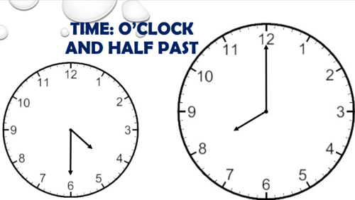 Time - O'Clock and Half Past!