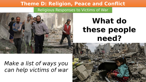 Religious Responses to Victims of War