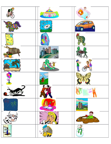 180 Picture and Word Prompts for Grade 1