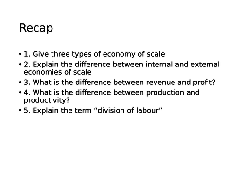 Market Structures Introduction