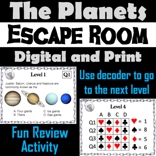 The Planets: Science Escape Room