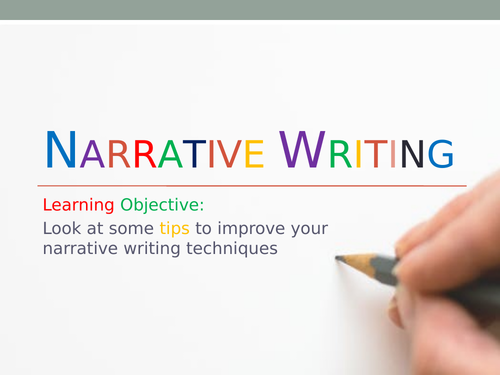 the narrative creative writing