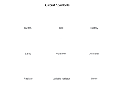 Circuit Diagram Practice | Teaching Resources