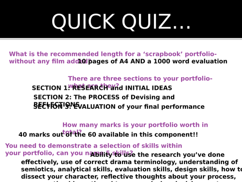 OCR DRAMA GCSE: Devising theatre Mock SOW