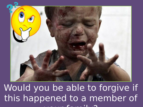 AQA RE - Religion, Peace and Conflict - Forgiveness and reconciliation