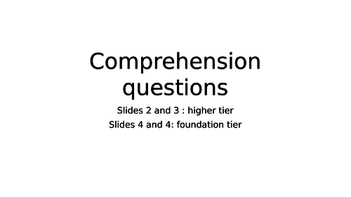 GCSE biology menstrual cycle: 'menst side story' and comprehension questions