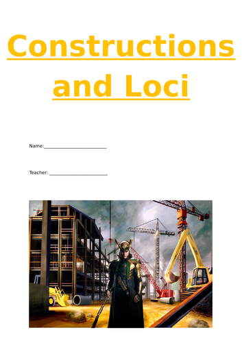 Constructions and Loci workbook