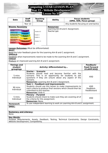 BTEC Extended Certificate in IT Unit 6 Website Development Part 2