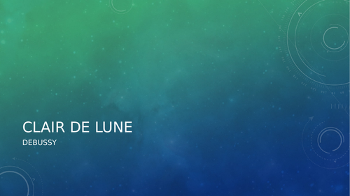 Debussy Clair De Lune