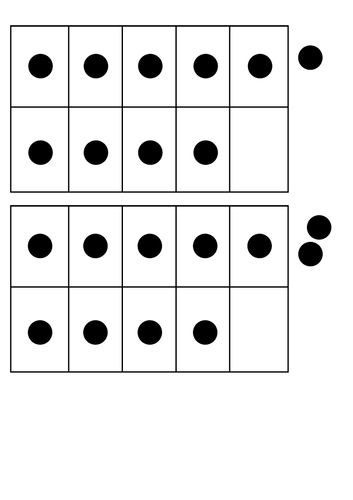 Addition subitising cards - making a friendly 10