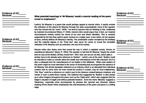 aqa-literature-b-nea-marxist-feminist-examples-bundle-teaching-resources